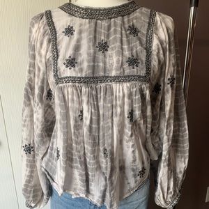 Zara Tie dye Blouse Sz Small